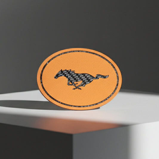 Mustang (15-23) Alcantara Mustang Airbag Centre Trim Cover - Orange