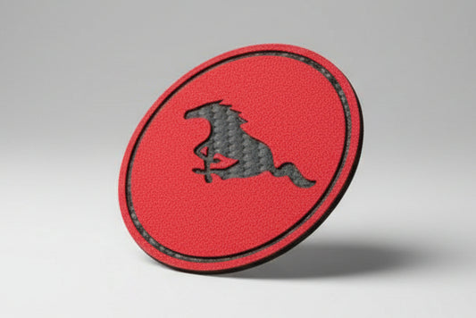 Mustang (15-23) Alcantara Mustang Airbag Centre Trim Cover - Red