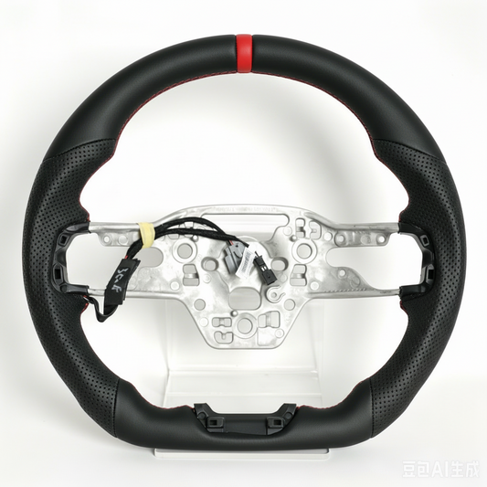 Mustang Leather Steering Wheel w Nappa for Ford Mustang 2024+ Model
