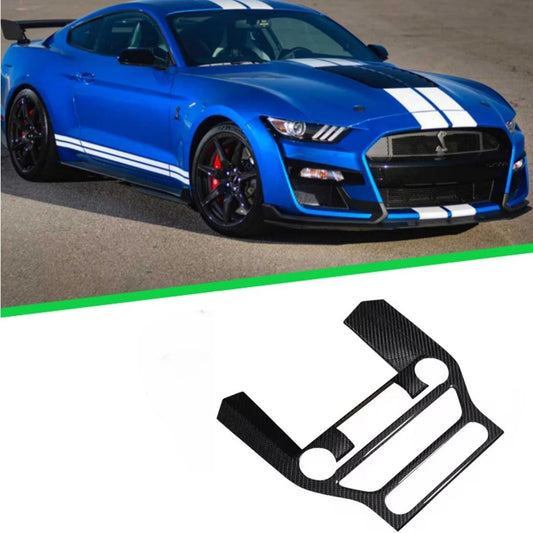 100% Carbon Fiber Media Surround Cover Mustang (15-23)