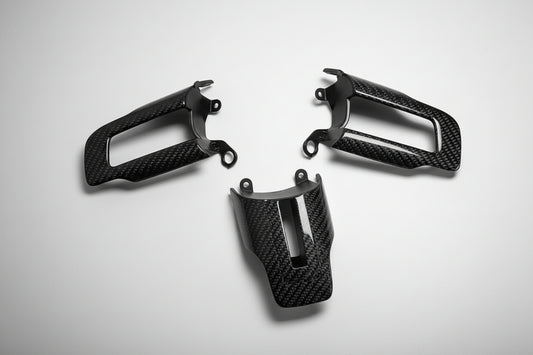 Carbon Fiber Steering Wheel Replacement Bezel Mustang (15-23)
