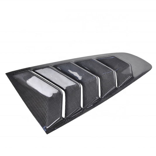 100% Carbon Lambo Fin Quarter Window Louvers (2015-23)