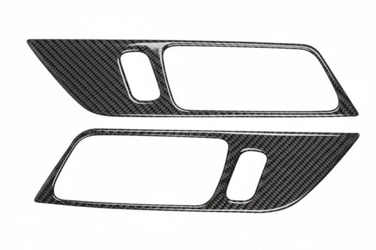 Genuine Carbon Door Lever Surround Set - Mustang (15-25)