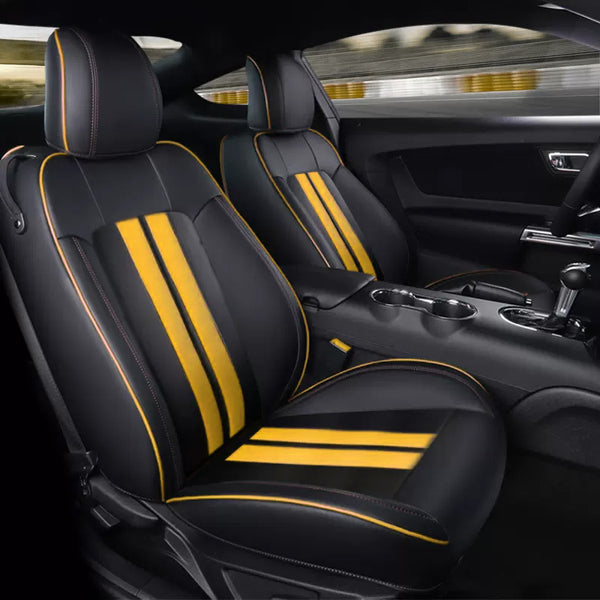 Mustang (15-25) Custom Leather Seat Cover Set