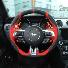 Load image into Gallery viewer, Mustang (15-23) Aluminium Paddle Shifters (Orange)
