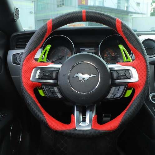 Mustang (15-23) Aluminium Paddle Shifters (Grabber Lime)