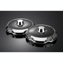 Mustang (2015-23) 5.0L Chrome Strut Covers with Carbon Inserts