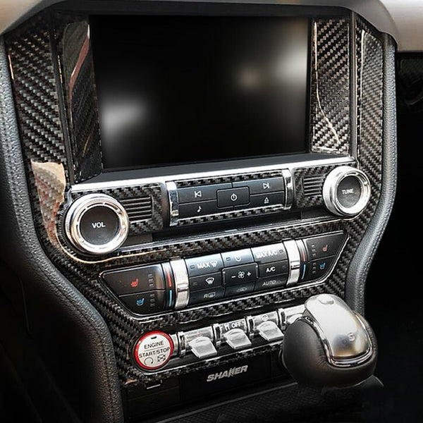 Mustang (15-23) Black Carbon 7pc Media Surround Set
