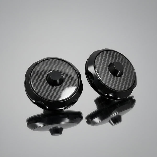 Mustang (2015-23) 5.0L Shadow Series Strut Covers with Carbon Tops