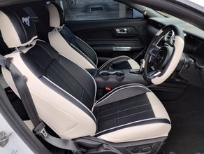 Mustang (15-25) Custom Leather Seat Cover Set