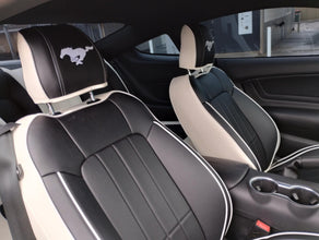 Mustang (15-25) Custom Leather Seat Cover Set