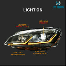 VLAND LED Headlights For 2013-2018 VW Volkswagen Golf 7 MK7 W/Sequential Signal