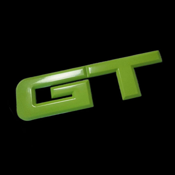 Mustang (15-23) GT Metal Decklid Badge - Grabber Lime