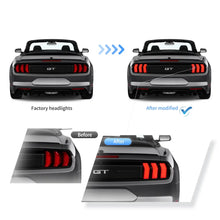 FORD MUSTANG (2015-23) VLAND S650 STYLE LED SEQUENTIAL TAIL LIGHTS