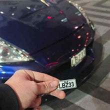 SUBJECT 9 CUSTOM NUMBER PLATE KEY RINGS
