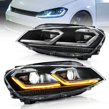 VLAND LED Headlights For 2013-2018 VW Volkswagen Golf 7 MK7 W/Sequential Signal