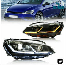 VLAND LED Headlights For 2013-2018 VW Volkswagen Golf 7 MK7 W/Sequential Signal