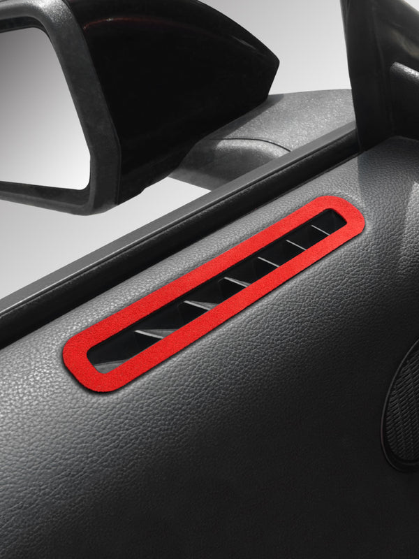 Mustang (2015-23) Alcantara Interior 5 piece bundle kit  - Red