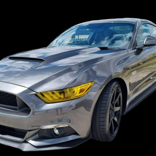 Mustang FM (15-17)  Head light Cover Set - Transparent Yellow