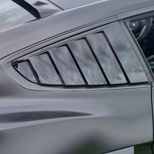 Mustang (15-23) Cervinis Style Qtr Window Louvers - Gloss Black