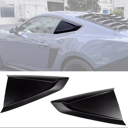 Mustang 2024+ Stealth Qtr Window Louvers