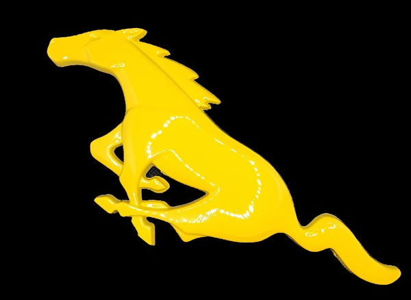 Mustang (15-23) Triple Yellow Replacement Grille Badge