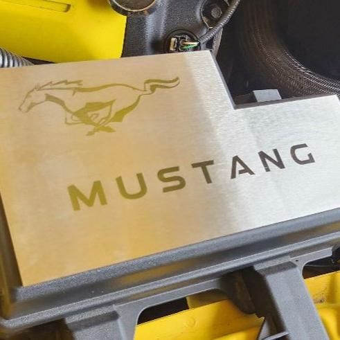 Mustang (2015-23) Mustang Logo Fuse Box Vanity Plate