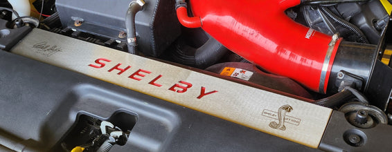 FM SHELBY Engraved Radiator Cover Vanity Plate Kit - Mustang FM (2015-17)