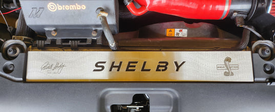 FM SHELBY Engraved Radiator Cover Vanity Plate Kit - Mustang FM (2015-17)