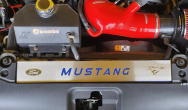 FM Engraved Mustang Radiator Cover Vanity Plate Kit - Mustang FM (2015-17)
