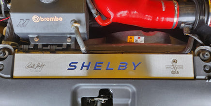 FM SHELBY Engraved Radiator Cover Vanity Plate Kit - Mustang FM (2015-17)