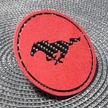 Mustang (15-23) Alcantara Mustang Airbag Centre Trim Cover - Red
