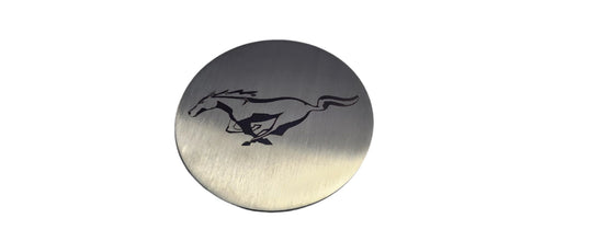 Mustang (15-23) Mustang  Brushed Metal Coasters Set