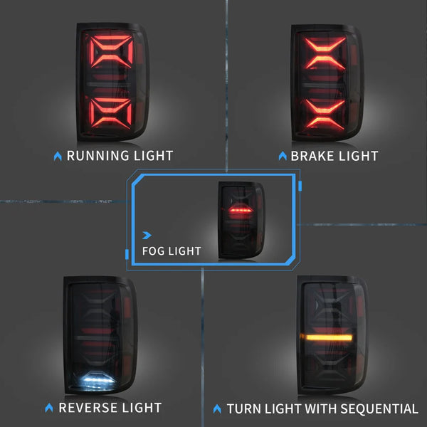 2010-2021 Volkswagen Amarok VLAND LED Taillights