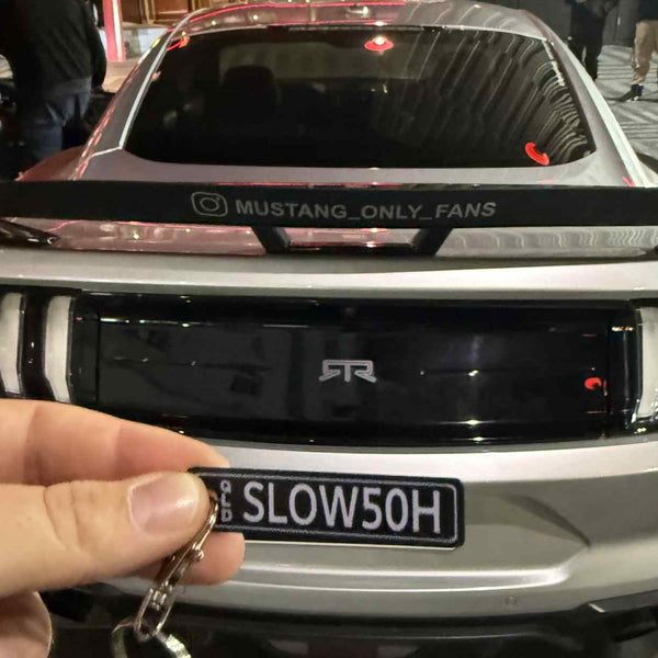 SUBJECT 9 CUSTOM NUMBER PLATE KEY RINGS