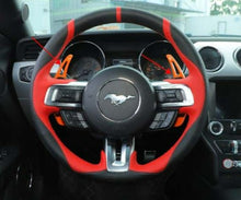 Load image into Gallery viewer, Mustang (15-23) Aluminium Paddle Shifters (Orange)
