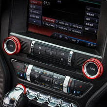 Load image into Gallery viewer, Mustang (15-23) Red 3 Piece Aluminium Control Button Set
