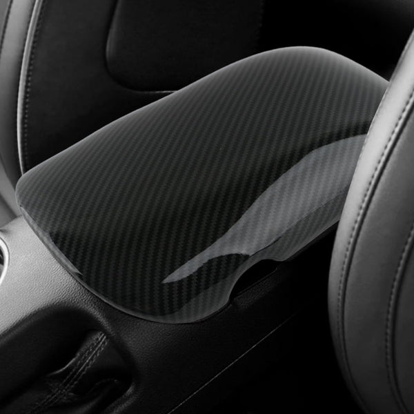 Armrest Console Panel Carbon Fiber Look ABS - Mustang (15-25) (Coming soon)