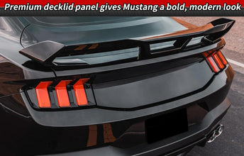 Speed Demon Gloss Black Centre Decklid Cover Panel - Mustang FO 2024-26 s650