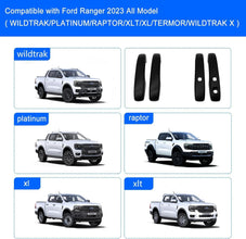 Ford Ranger T9 Door Handle Cover Set