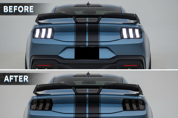 Speed Demon Smoked Rear Taillight Cover Set - Mustang FO 2024-26 s650