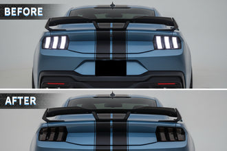 Speed Demon Smoked Rear Taillight Cover Set - Mustang FO 2024-26 s650