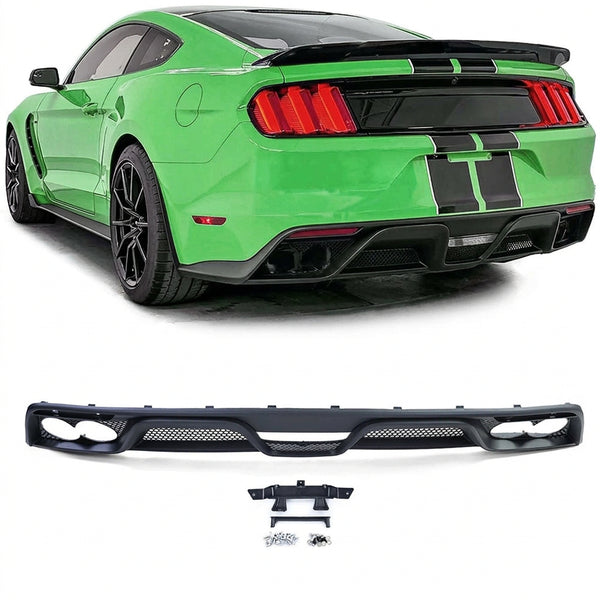 Enhanced Composites Shelby GT350 Style Diffuser for Ford Mustang 2018-23