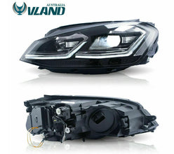 VLAND LED Headlights For 2013-2018 VW Volkswagen Golf 7 MK7 W/Sequential Signal