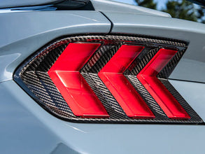 Carbon Tail lights Trim kit -  Ford Mustang S650 FO & DarkHorse (2023–2026)