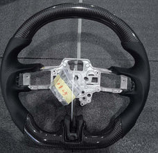 Mustang Black Carbon Steering Wheel w Nappa