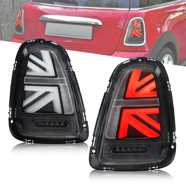 Union Jack LED Taillights for Mini Cooper GEN2 R56 R57 R58 R59 2007 - 2013