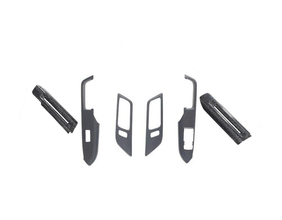 Genuine Carbon Fiber Door Trim Kit - Mustang (2015-23)