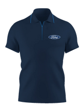 Ford Men's Navy Polyester Polo Shirt