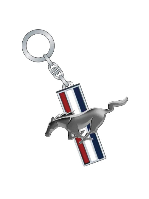 FORD MUSTANG METAL KEYRING